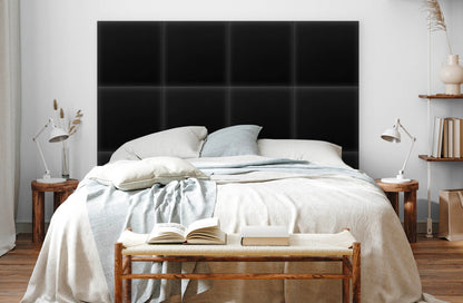 Upholstered Panel Eco Leather Black