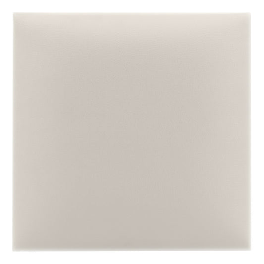 Upholstered Panel Eco Leather Creamy