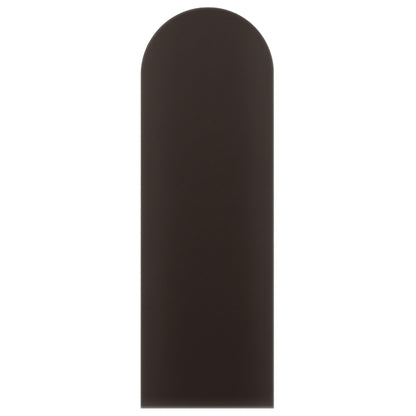 Upholstered Panel Eco Leather Brown 20cm