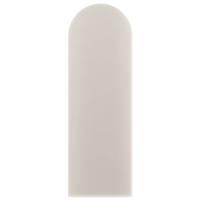 Upholstered Panel Eco Leather Creamy 20cm