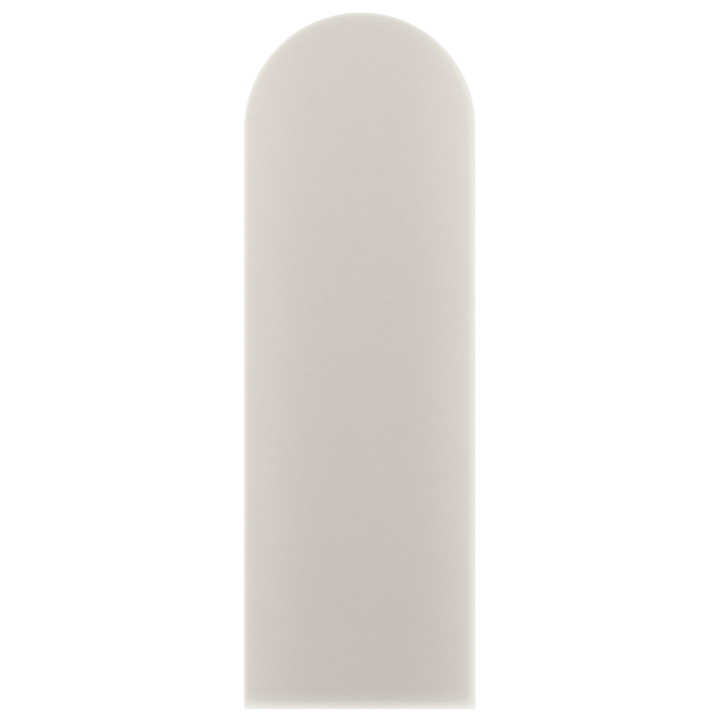 Upholstered Panel Eco Leather Creamy 20cm