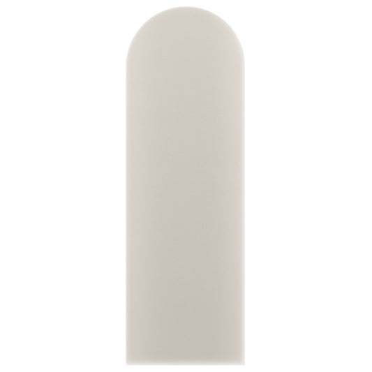 Upholstered Panel Eco Leather Creamy 20cm