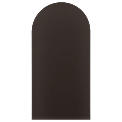 Upholstered Panel Eco Leather Brown 30cm
