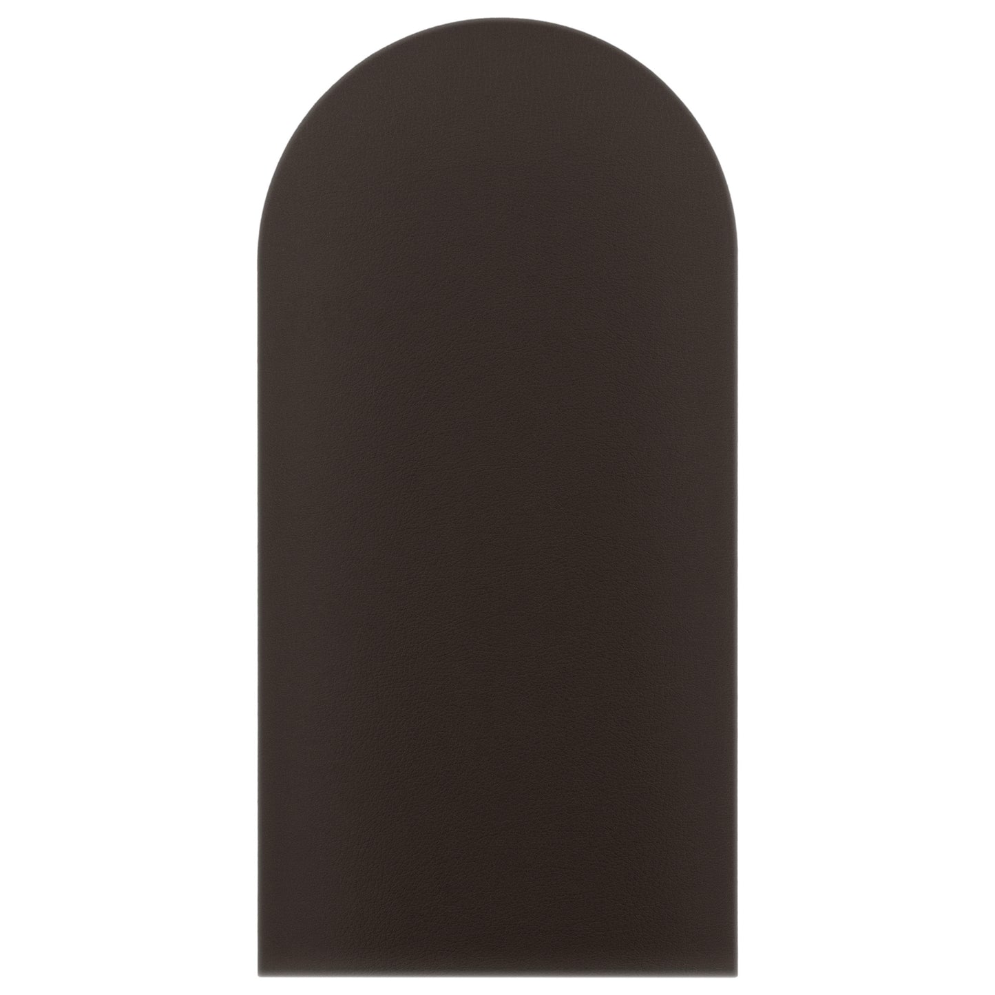 Upholstered Panel Eco Leather Brown 30cm