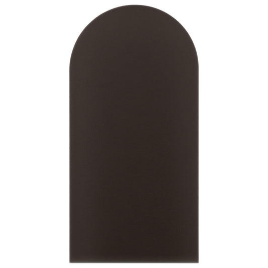 Upholstered Panel Eco Leather Brown 30cm