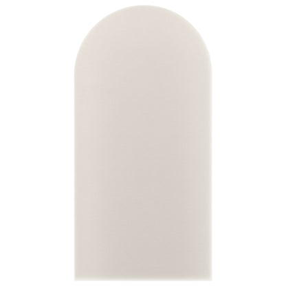 Upholstered Panel Eco Leather Creamy 30cm