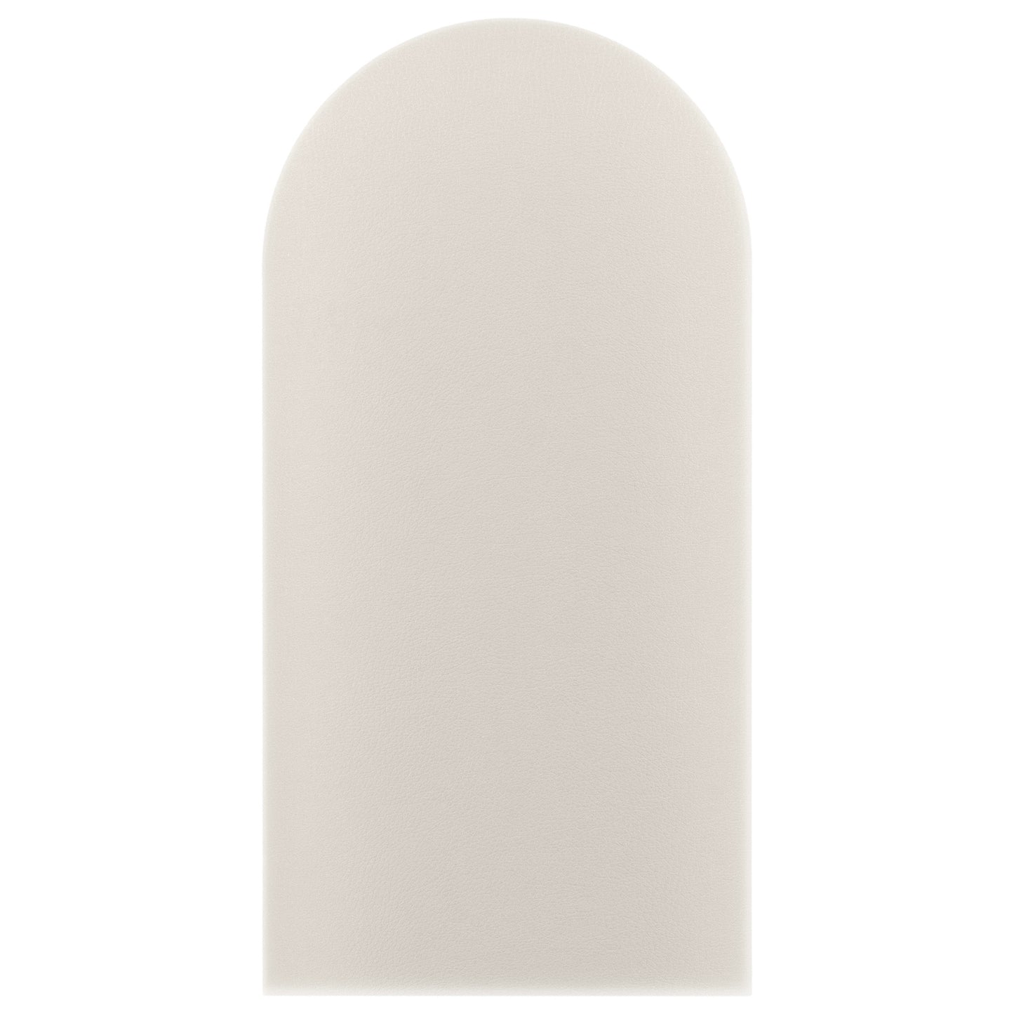 Upholstered Panel Eco Leather Creamy 30cm