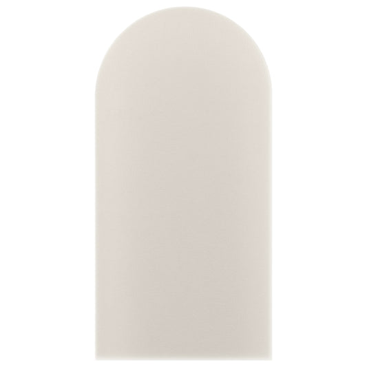 Upholstered Panel Eco Leather Creamy 30cm