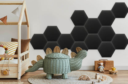 Upholstered Panel Eco Leather Graphite
