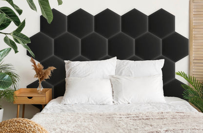 Upholstered Panel Eco Leather Graphite
