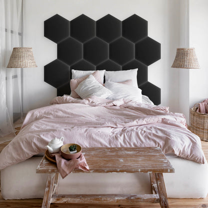 Upholstered Panel Eco Leather Graphite