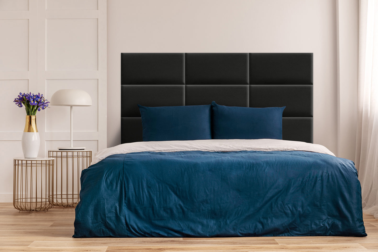 Upholstered Panel Black