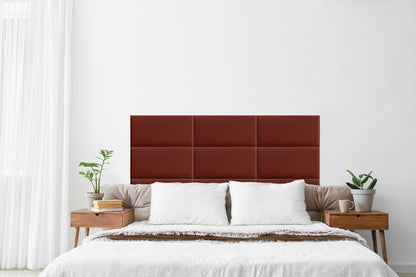 Upholstered Panel Maroon