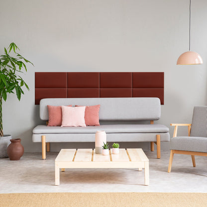 Upholstered Panel Maroon