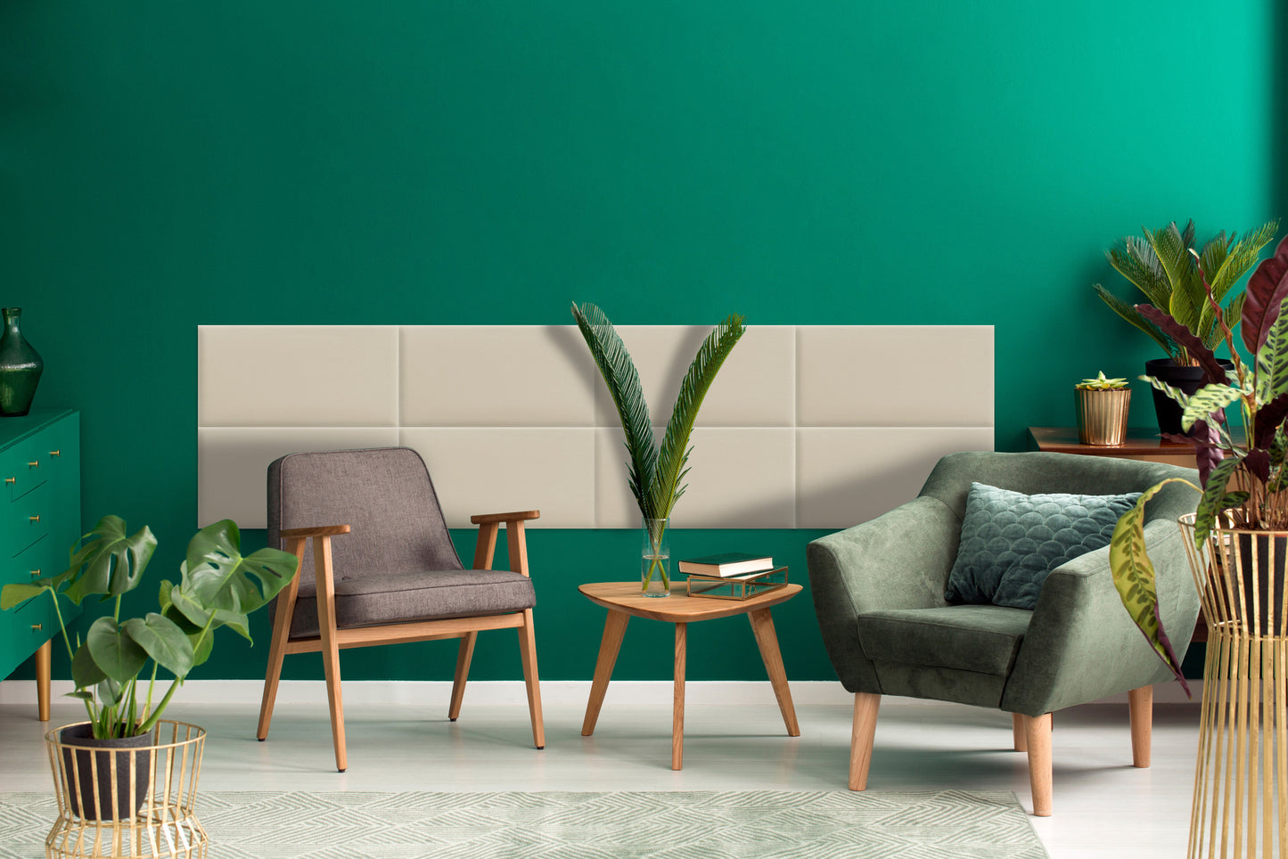 Upholstered Panel Creamy