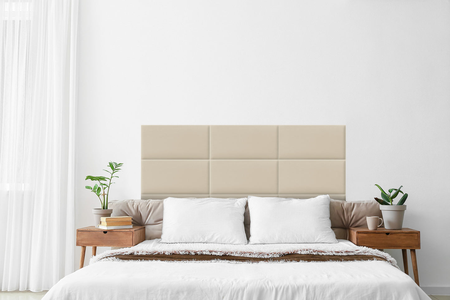 Upholstered Panel Creamy