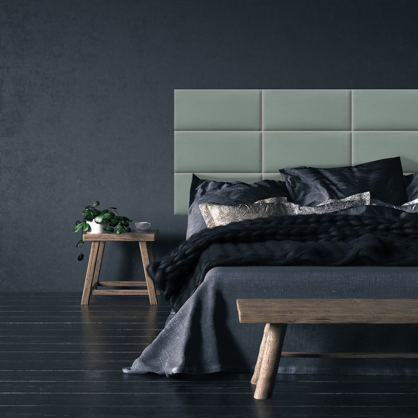 Upholstered Panel Mint