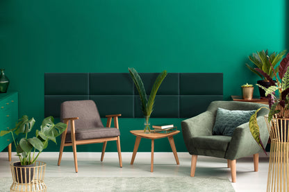 Upholstered Panel Turquoise