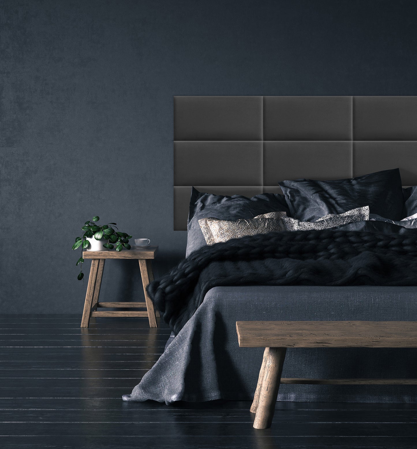 Upholstered Panel Graphite