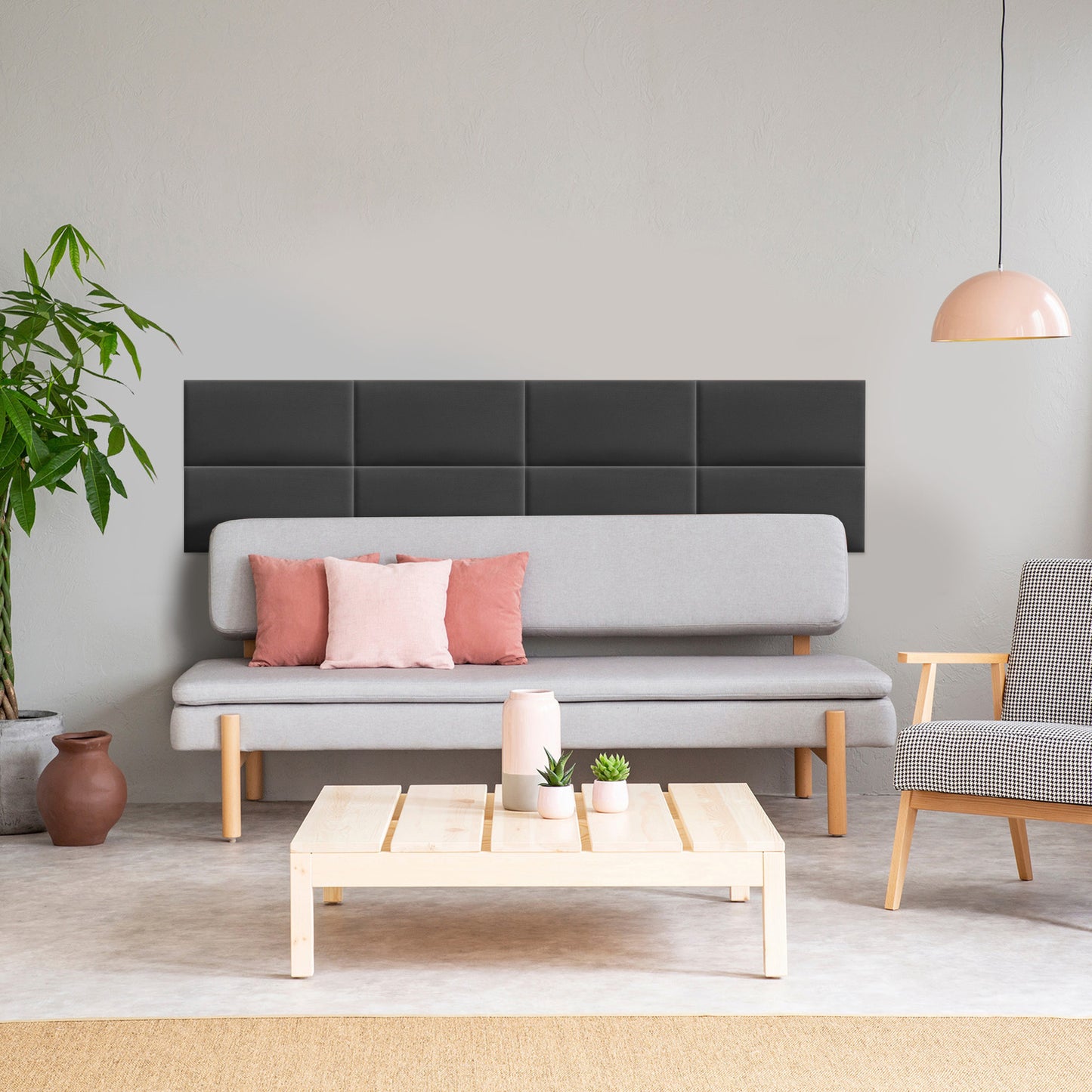 Upholstered Panel Graphite