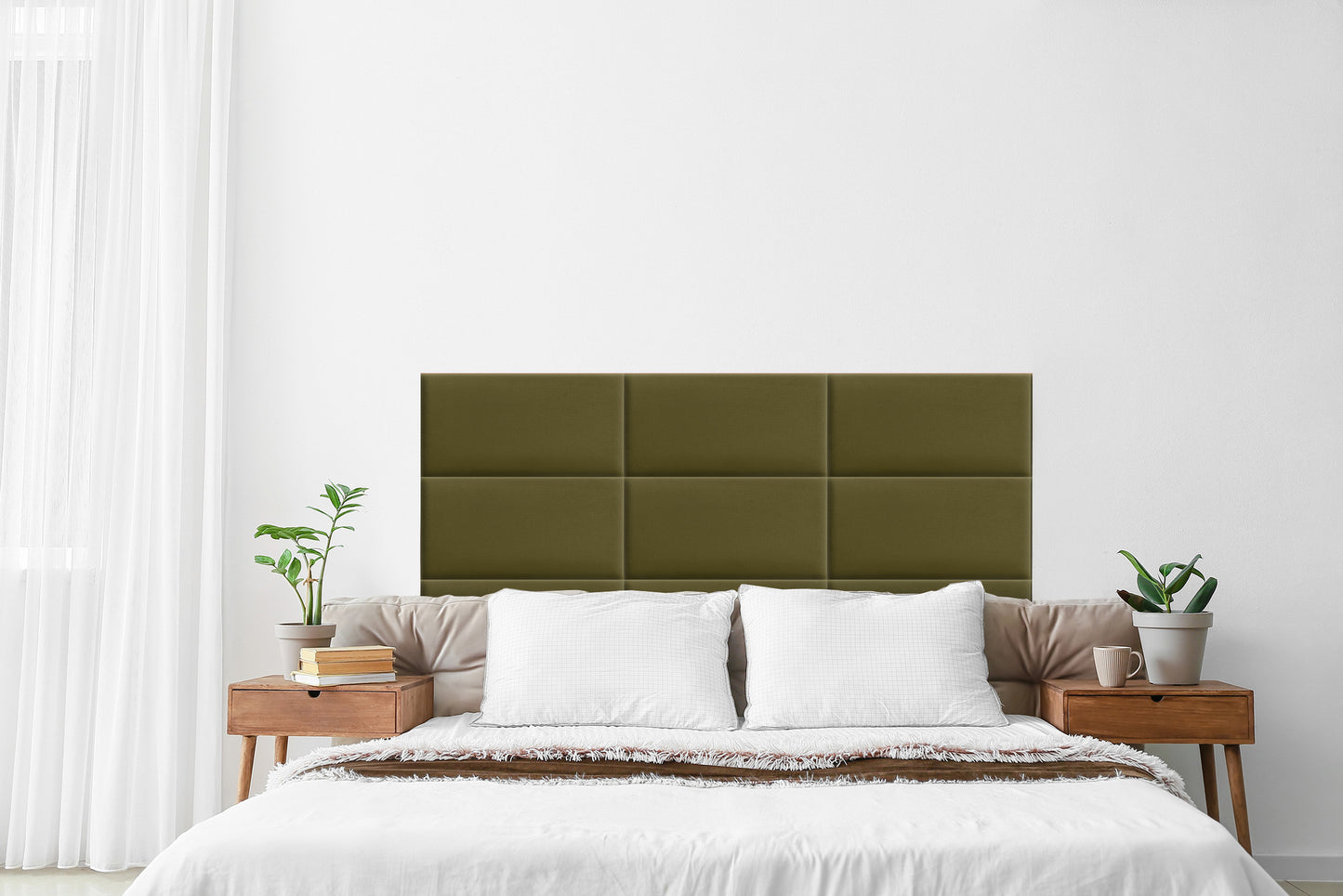 Upholstered Panel Khaki