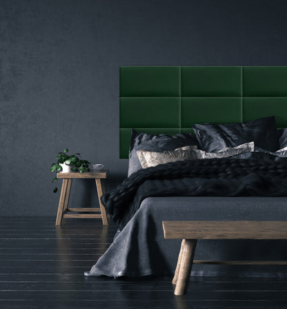 Upholstered Panel Bottle Green