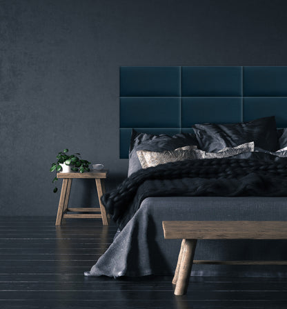Upholstered Panel Navy Blue