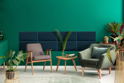 Upholstered Panel Navy Blue