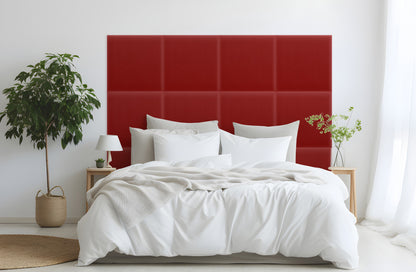 Upholstered Panel Magic Velvet Red