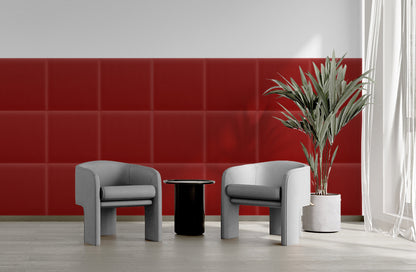 Upholstered Panel Magic Velvet Red