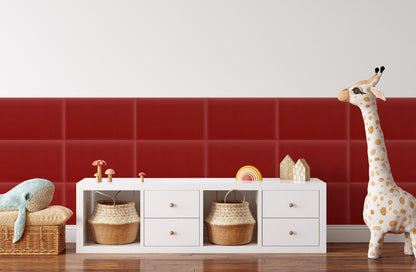 Upholstered Panel Magic Velvet Red