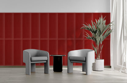 Upholstered Panel Magic Velvet Red