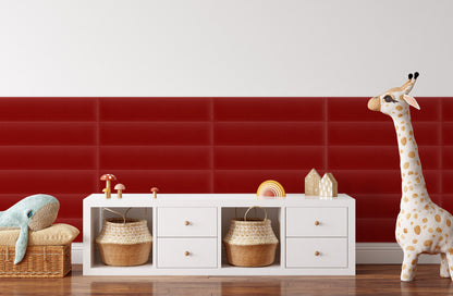 Upholstered Panel Magic Velvet Red