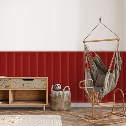 Upholstered Panel Magic Velvet Red
