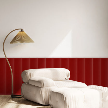 Upholstered Panel Magic Velvet Red