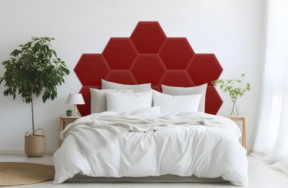 Upholstered Panel Magic Velvet Red