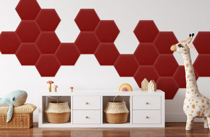 Upholstered Panel Magic Velvet Red