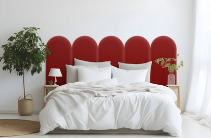 Upholstered Panel Magic Velvet Red 30cm