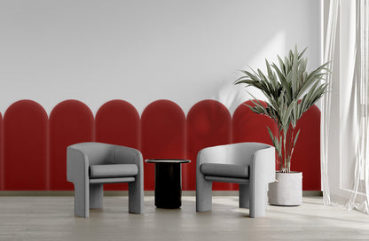 Upholstered Panel Magic Velvet Red 30cm