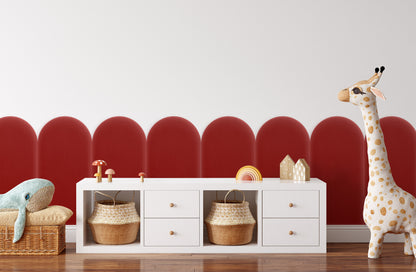 Upholstered Panel Magic Velvet Red 30cm