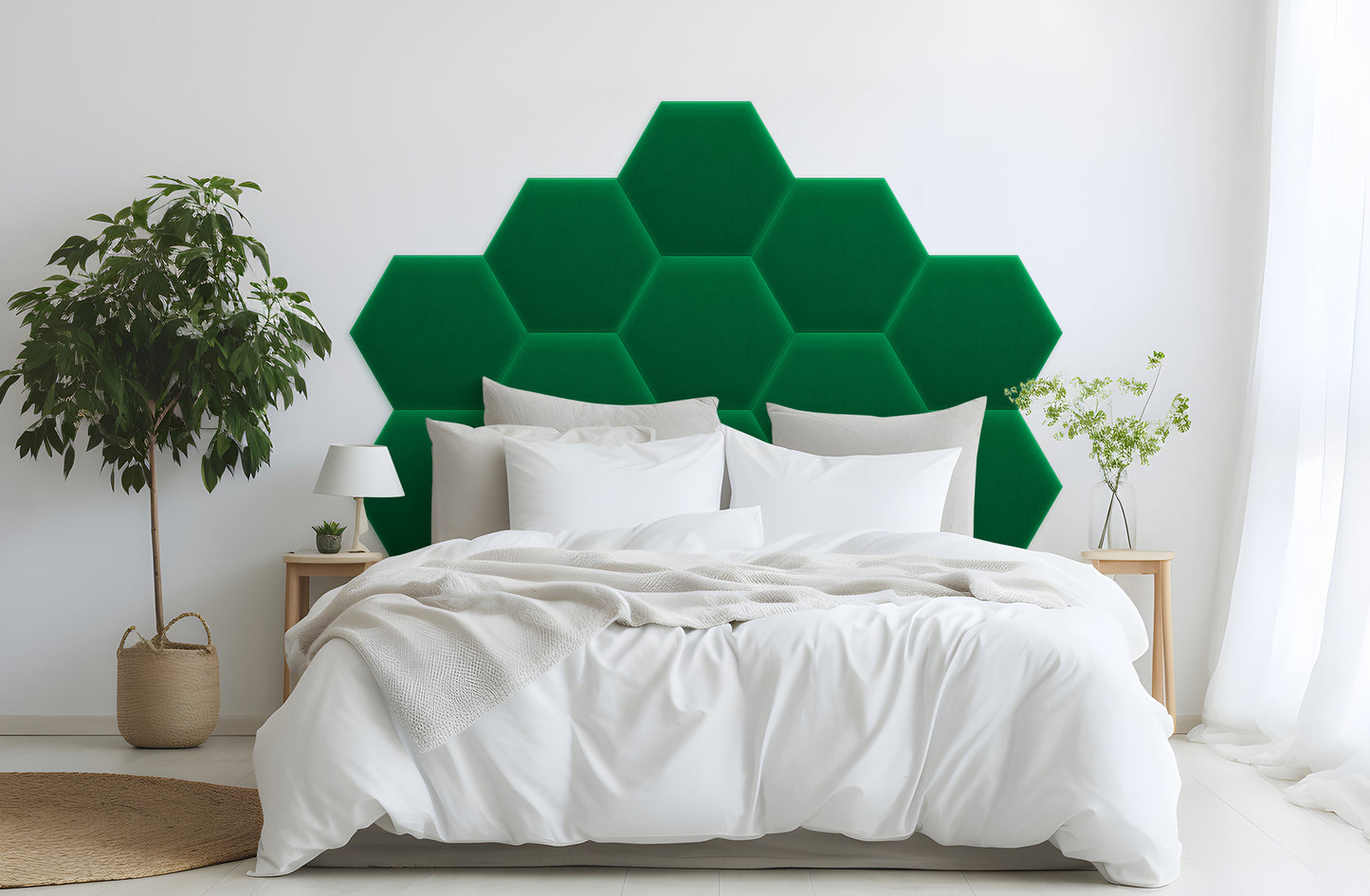 Upholstered Panel Magic Velvet Green