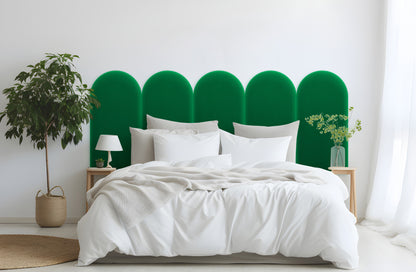 Upholstered Panel Magic Velvet Green 30cm