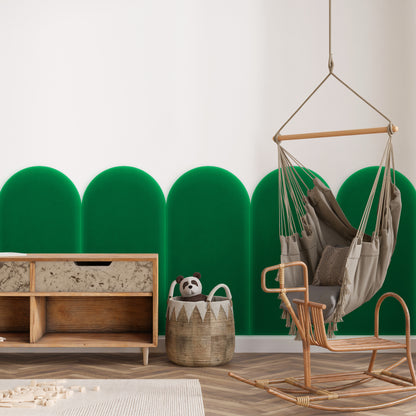 Upholstered Panel Magic Velvet Green 30cm