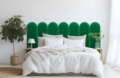 Upholstered Panel Magic Velvet Green 20cm