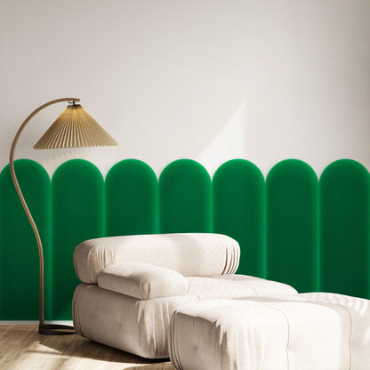 Upholstered Panel Magic Velvet Green 20cm