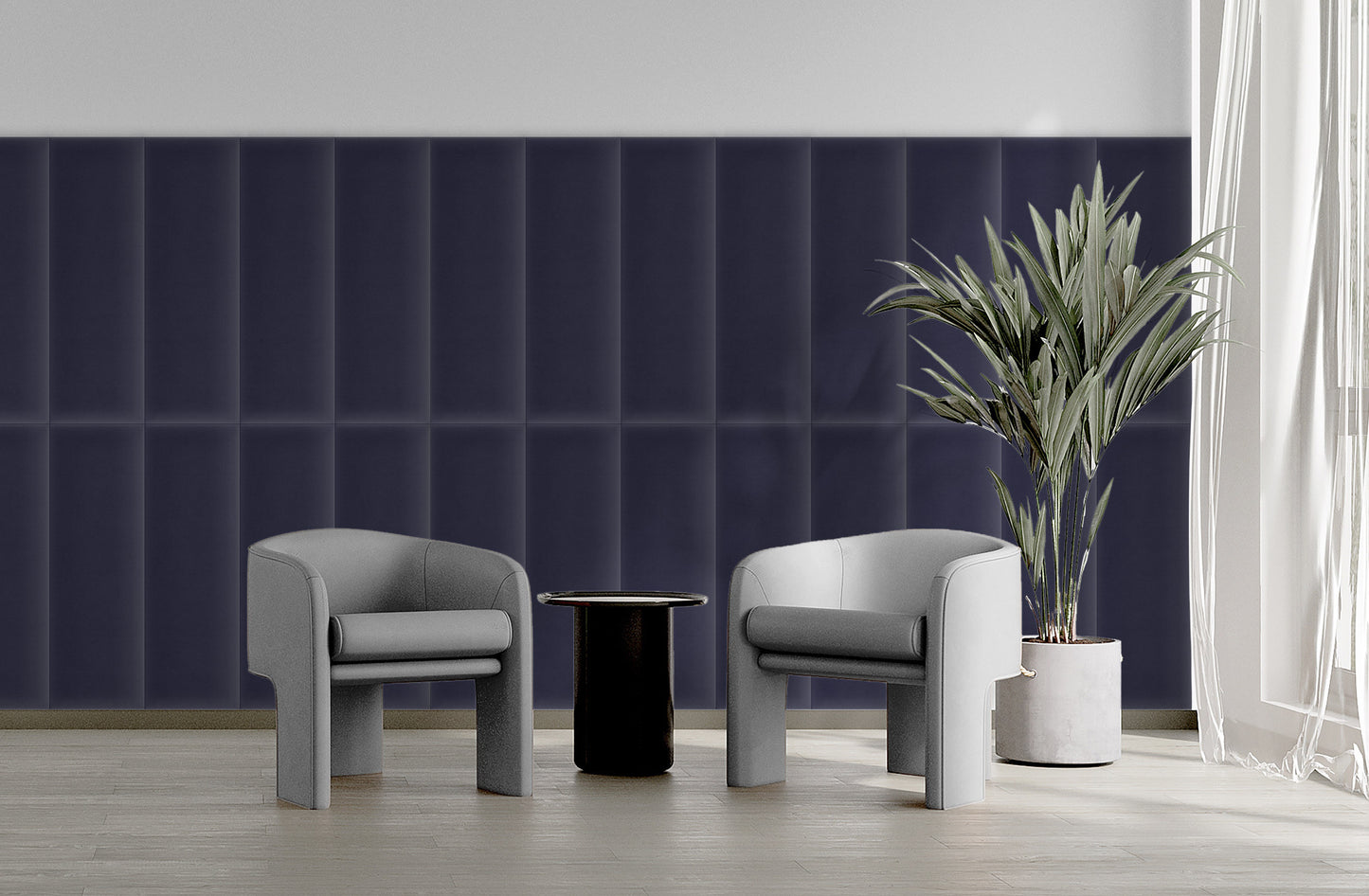 Upholstered Panel Magic Velvet Lavender