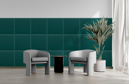 Upholstered Panel Magic Velvet Turquoise