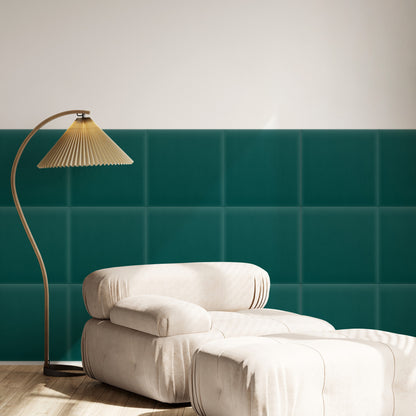 Upholstered Panel Magic Velvet Turquoise