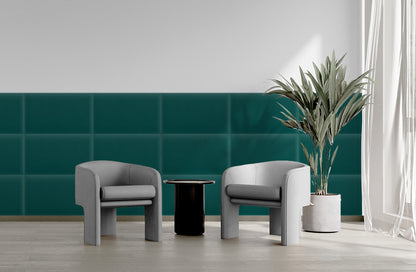 Upholstered Panel Magic Velvet Turquoise