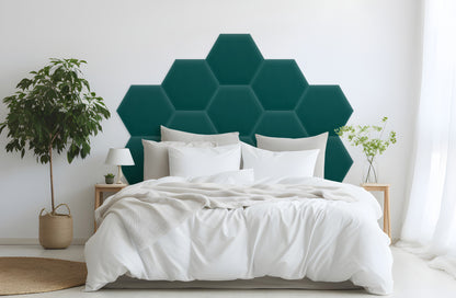 Upholstered Panel Magic Velvet Turquoise
